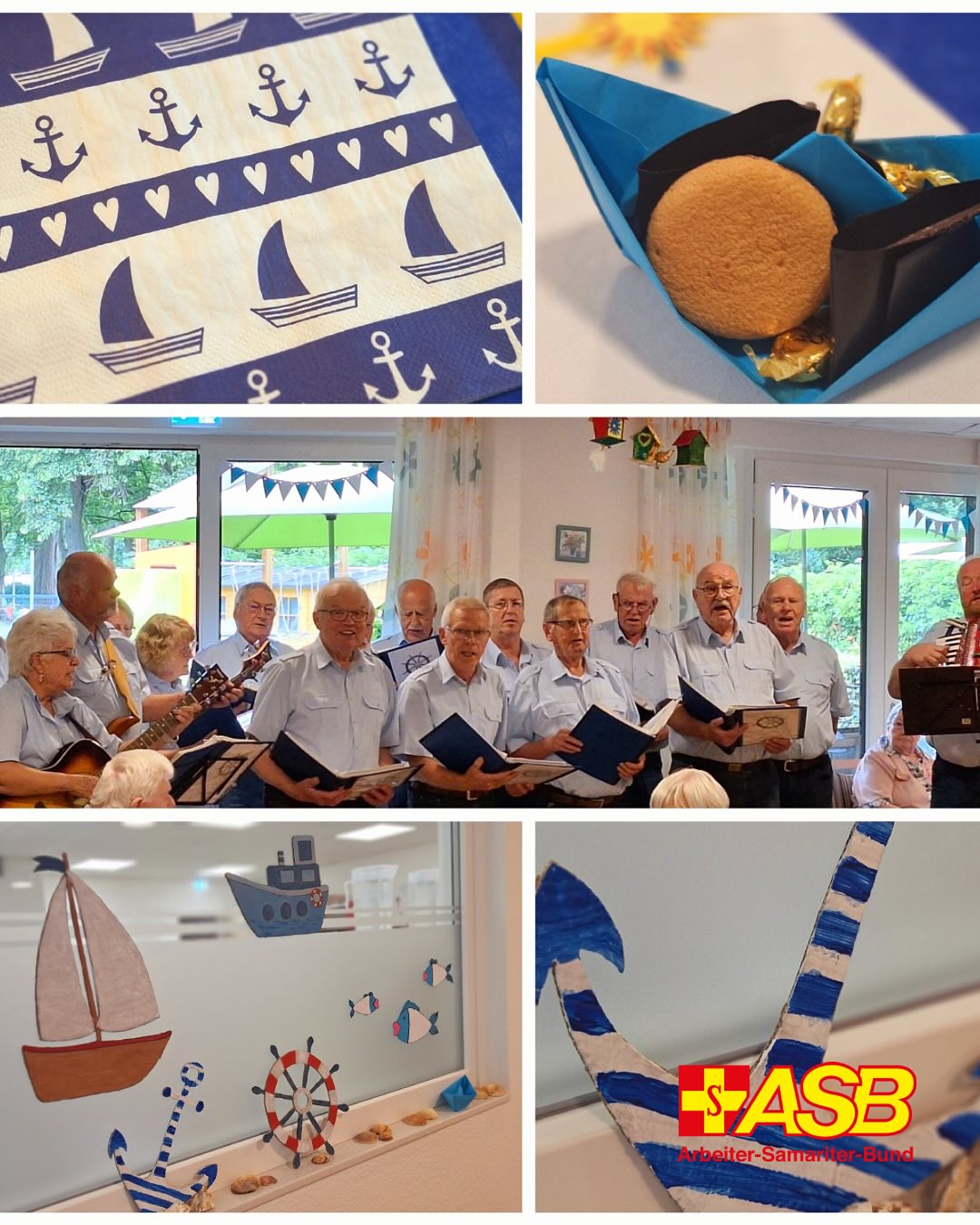 Der Shanty-Chor Rehden besucht die ASB Vitapflege