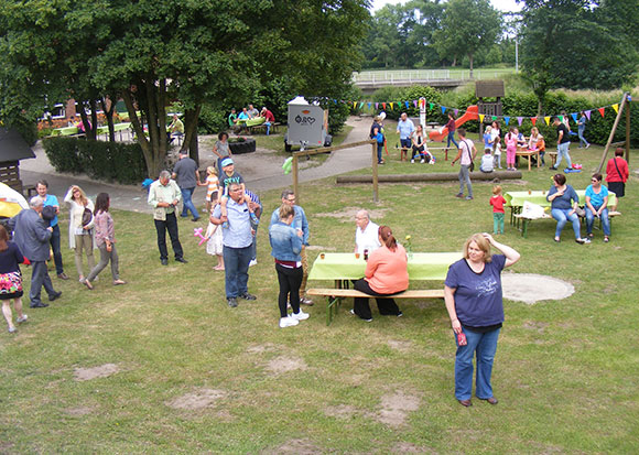 Der ganze Garten war eine große Spielwiese!