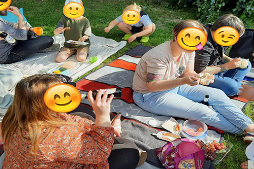 Grillen, spielen und singen